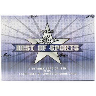 2020 Leaf Best of Sports Hobby Box