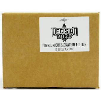 Leaf Decision 2020 Premium Cut Signature Edition Hobby 10-Box Case