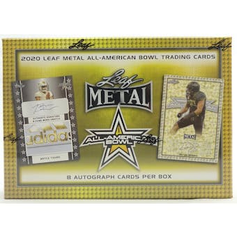 2020 Leaf Metal All-American Football Hobby Box