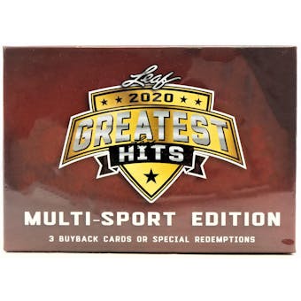 2020 Leaf Greatest Hits Multi-Sport Hobby Box