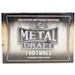 2020 Leaf Metal Draft Football Hobby 14-Box Case