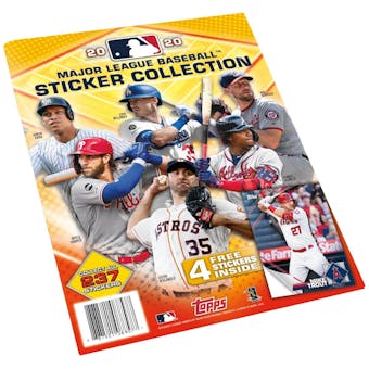 2020 Topps Baseball MLB Sticker Collection Album