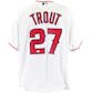 2020 Hit Parade Autographed OFFICIALLY LICENSED Baseball Jersey Hobby Box - Series 3 - MIKE TROUT!!!