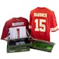 2020 Hit Parade Autographed OFFICIALLY LICENSED Football Jersey Hobby Box - Series 2 - Patrick Mahomes!!