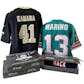 2020 Hit Parade Autographed OFFICIALLY LICENSED Football Jersey - Series 5 - Hobby Box - Manning & Rodgers!!