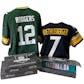 2020 Hit Parade Autographed OFFICIALLY LICENSED Football Jersey - Series 5 - 10-Box Hobby Case - Rodgers!
