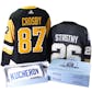 2019/20 Hit Parade Autographed OFFICIALLY LICENSED Hockey Jersey Hobby Box - Series 7 - Crosby & Draisaitl!!