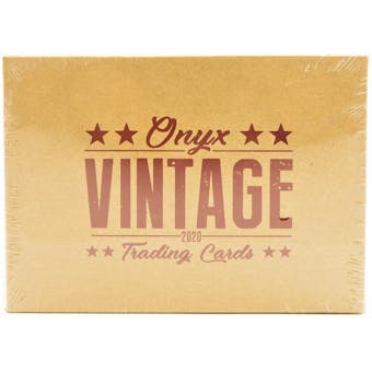 2020 Onyx Vintage Baseball Hobby Box