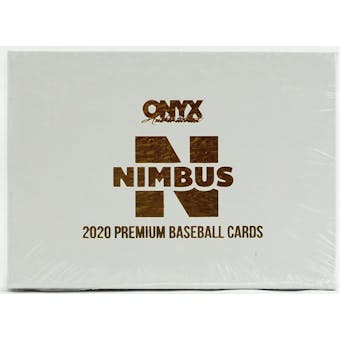 2020 Onyx Nimbus Baseball Hobby Box