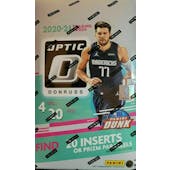 2020/21 Panini Donruss Optic Basketball Retail 20-Pack 24-Box Case (Checkerboard Prizms!)
