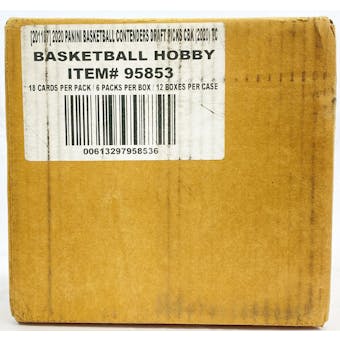 2020/21 Panini Contenders Draft Basketball Hobby 12-Box Case