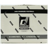 2020 Panini Donruss Football Jumbo Value 12-Pack Box