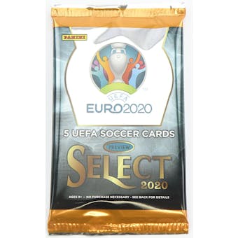 2019/20 Panini Select UEFA Euro Soccer Hobby Pack (Lot of 2)
