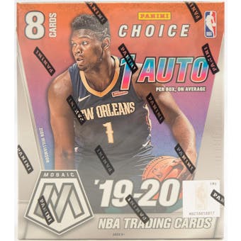 2019/20 Panini Mosaic Choice Basketball Hobby Box