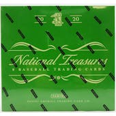 2020 Panini National Treasures Baseball Hobby Box