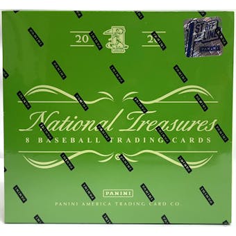 2020 Panini National Treasures Baseball 1st Off The Line FOTL Hobby Box