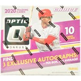 2020 Panini Donruss Optic Choice Baseball Hobby Box
