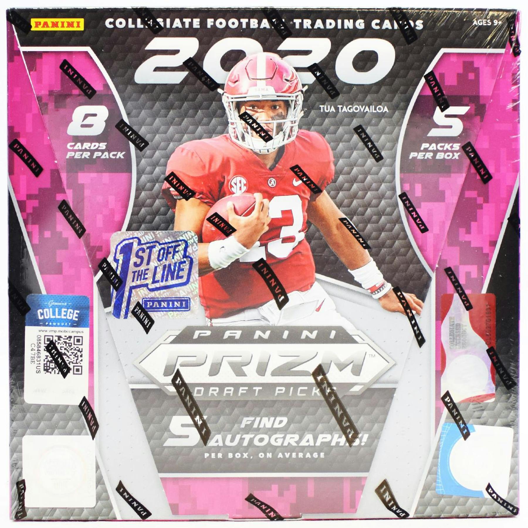 2020 Panini Prizm Draft Picks 1st Off The Line Football Hobby Box