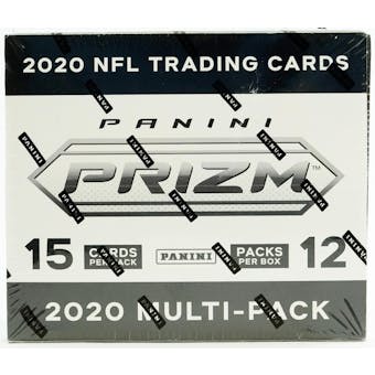 2020 Panini Prizm Football Cello Multi 12-Pack 20-Box Case