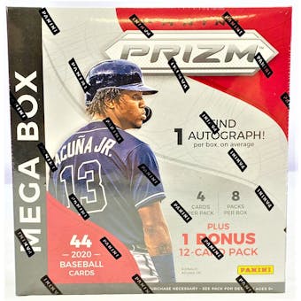 2020 Panini Prizm Baseball 44ct Mega Box