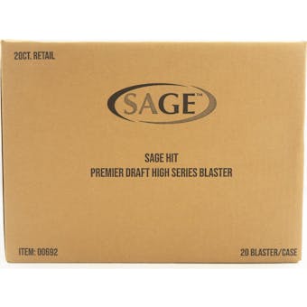 2020 Sage Hit High Series Football Blaster 20-Box Case