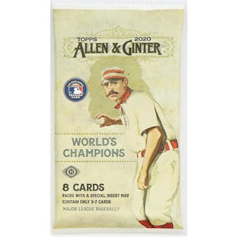 2020 Topps Allen & Ginter Baseball Hobby Pack