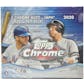 2020 Topps Chrome Baseball Hobby Jumbo 8-Box Case