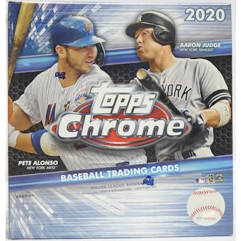 2020 Topps Chrome Baseball Mega Box