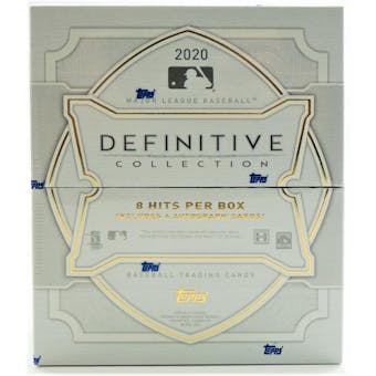 2020 Topps Definitive Collection Baseball Hobby Box