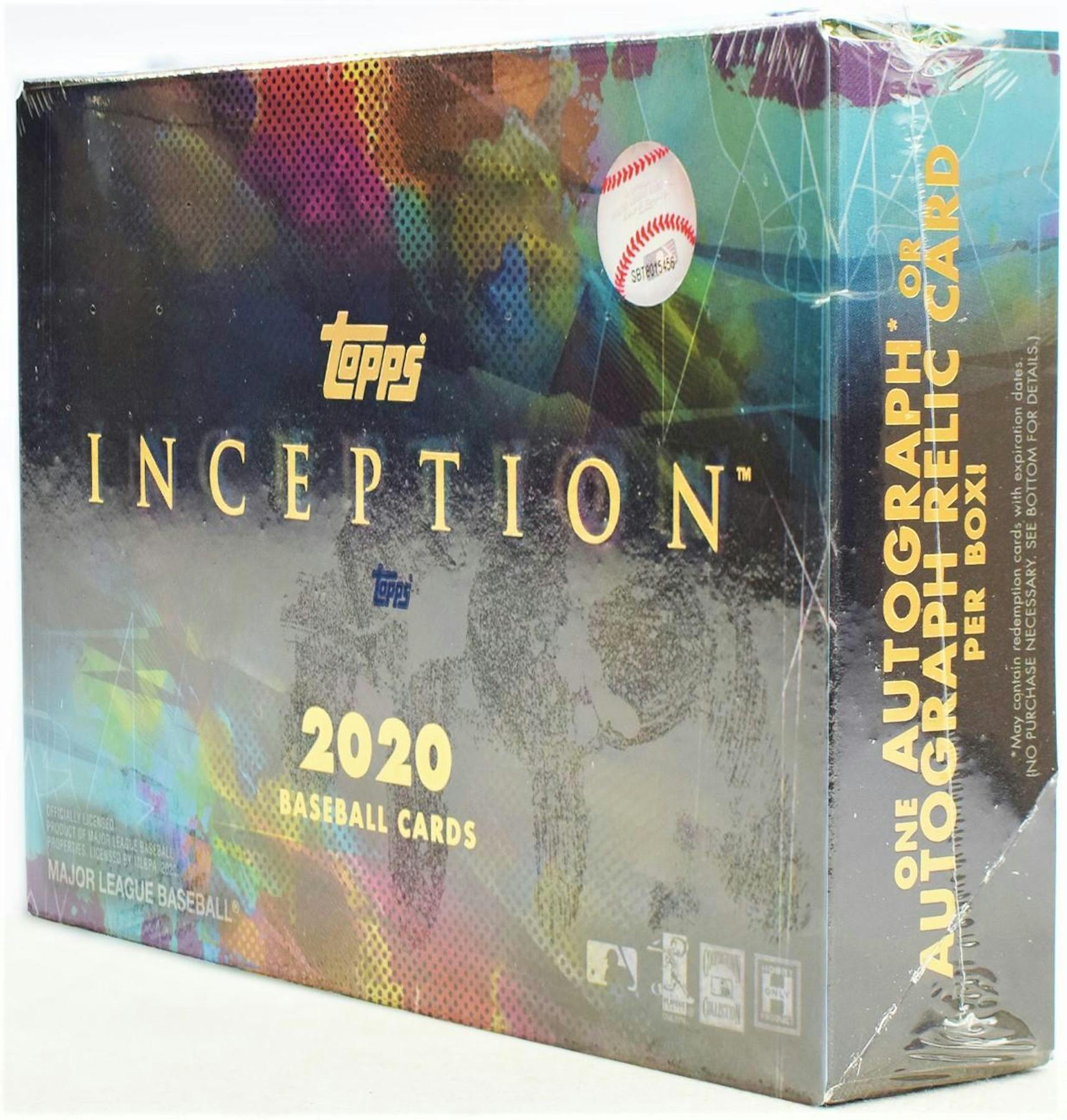 2020 Topps Inception Baseball Hobby Box DA Card World