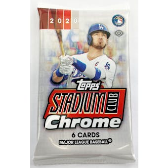 2020 Topps Stadium Club Chrome Baseball Hobby Pack