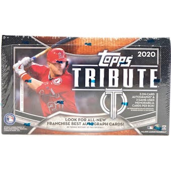2020 Topps Tribute Baseball Hobby Box