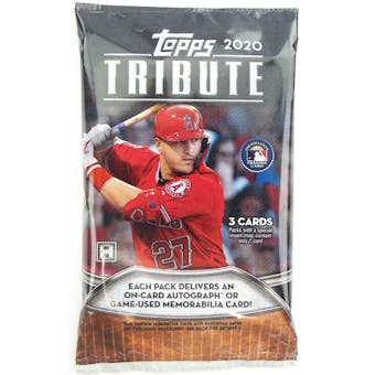 2020 Topps Tribute Baseball Hobby Pack