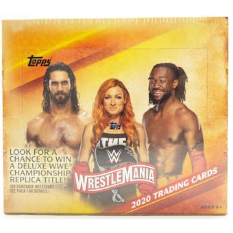 2020 Topps WWE Road to Wrestlemania Wrestling 24-Pack Box