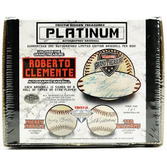 2021 TriStar Hidden Treasures Platinum Autographed Baseball Hobby Box
