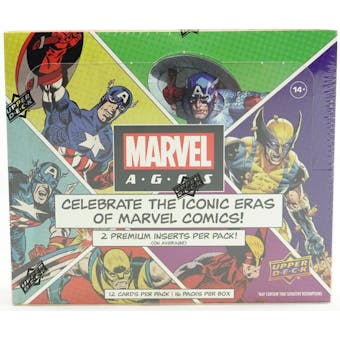 Marvel Ages Trading Cards Hobby Box (Upper Deck 2020) (EX-MT)