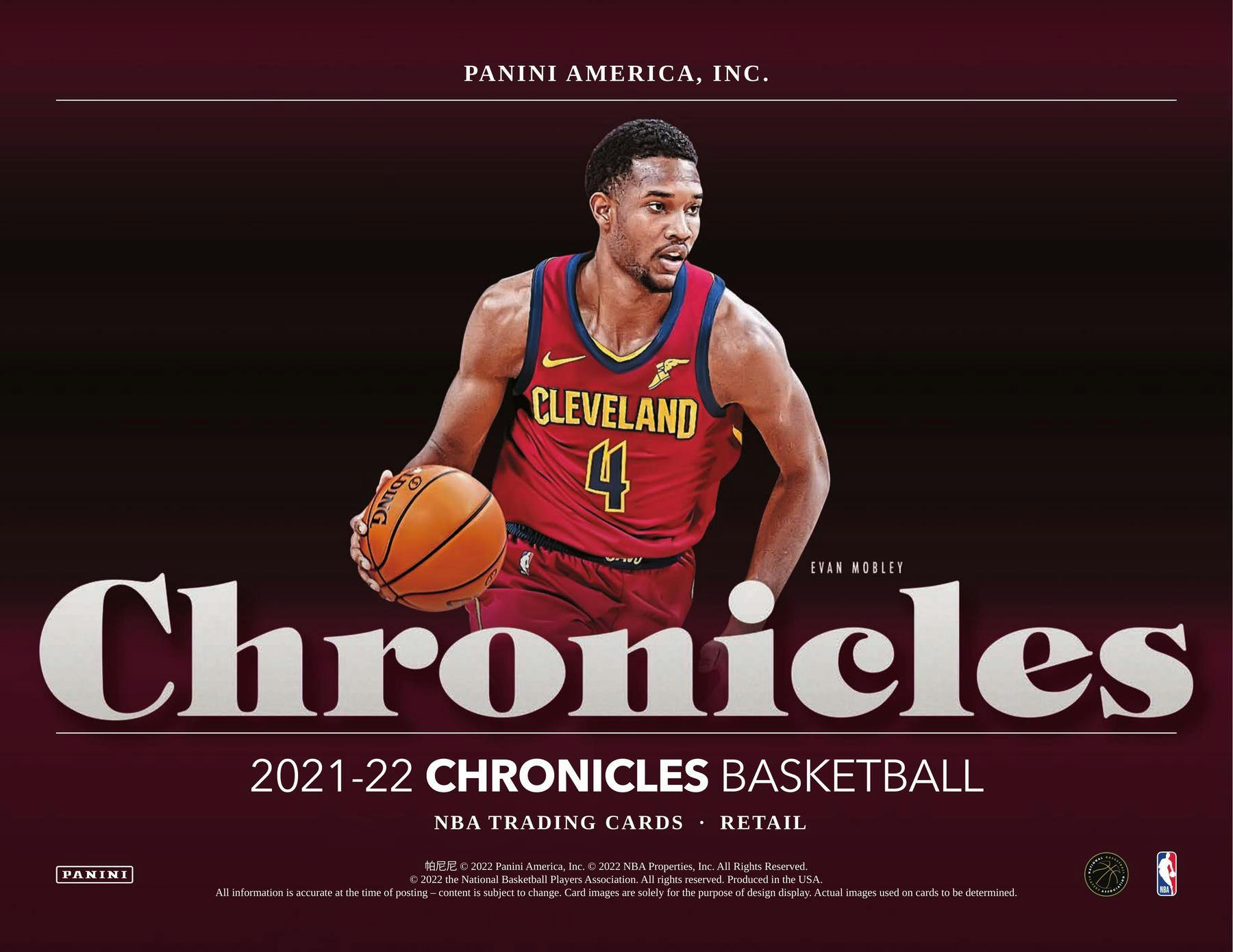 2021-22 Panini NBA Chronicles Basketball Trading Card Hanger Pack