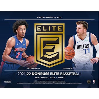 2021/22 Panini Donruss Elite Basketball Hobby 12-Box Case (Presell)