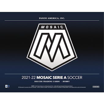 2021/22 Panini Mosaic Series A Soccer Hobby 12-Box Case (Presell)