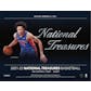 2021/22 Panini National Treasures Basketball Hobby 4-Box Case