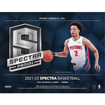 2021/22 Panini Spectra Basketball Hobby 8-Box Case (Presell)