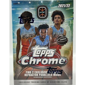 2021/22 Topps Chrome Overtime Elite Basketball 7-Pack Blaster Box (Raywave Refractor Parallels!)