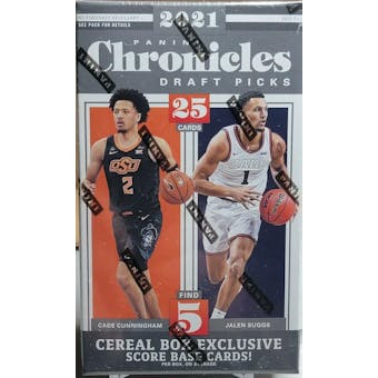 2021/22 Panini Chronicles Draft Picks Basketball Cereal Box