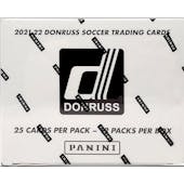 2021/22 Panini Donruss Soccer Jumbo Value 12-Pack 12-Box Case (Green and Pink Velocity Parallels!)