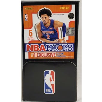 2021/22 Panini NBA Hoops Basketball 48-Pack Gravity Feed Box (Yellow Parallels!)