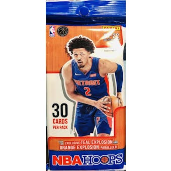 2021/22 Panini NBA Hoops Basketball Jumbo Value Pack (Teal and Orange Parallels!) (Lot of 12 = 1 Box!)