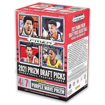 2021/22 Panini Prizm Draft Picks Basketball 7-Pack Blaster Box (Purple Wave Prizm!)