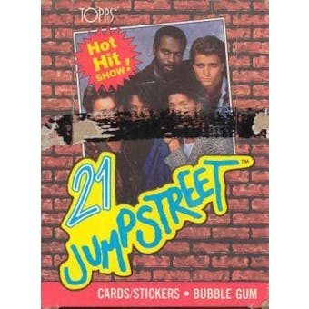 21 Jump Street Trading Cards Wax Box (1988 Topps)