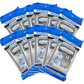 2021 Panini Prizm Baseball Multi Cello Pack (Red, White, and Blue Prizms!) (Lot of 12)