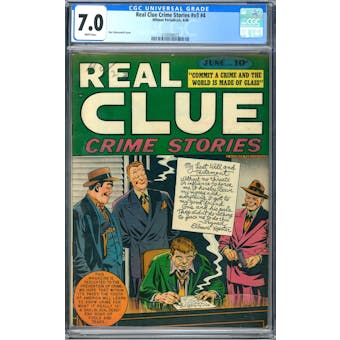 Real Clue Crime Stories #v3 #4 CGC 7.0 (W) *2100500012*